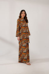 2 Piece Printed Slub Khaddar Printed (CP0219)